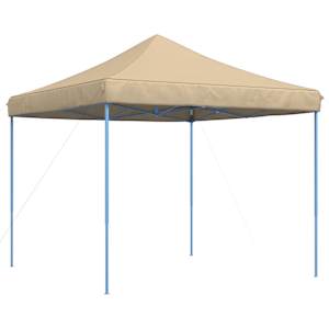 Skládací party stan pop-up béžový 292 x 292 x 315 cm - obrázek 5