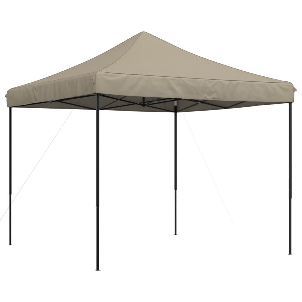 vidaXL Skládací party stan pop-up taupe 292 x 292 x 315 cm
