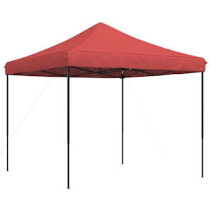 Skládací party stan pop-up vínový 292 x 292 x 315 cm - obrázek 5
