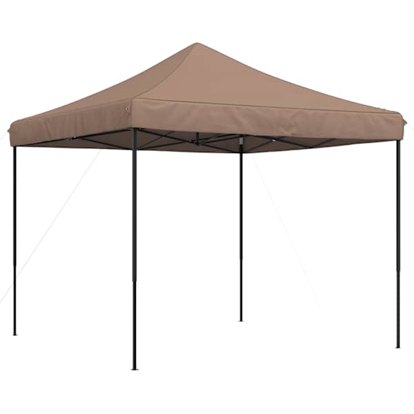 vidaXL kokkupandav pop-up peotelk, pruun, 292x292x315 cm