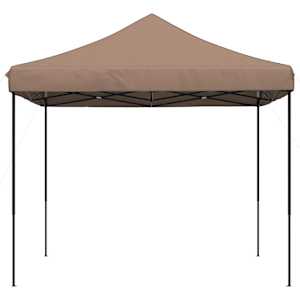 Skládací party stan pop-up hnědý 292 x 292 x 315 cm - obrázek 4