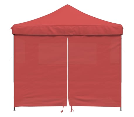 vidaXL Tenda para festas pop-up dobr&aacute;vel com 4 paredes laterais bord&ocirc;