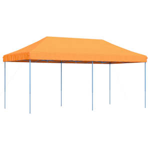 vidaXL kokkupandav pop-up peotelk, oranž, 580x292x315 cm