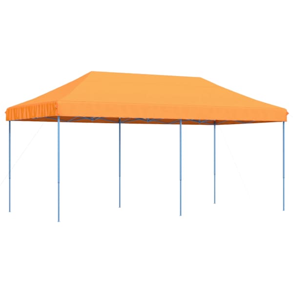 vidaXL kokkupandav pop-up peotelk, oranž, 580x292x315 cm