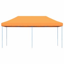 vidaXL I&scaron;skleidžiama proginė palapinė, oranžinė, 580x292x315cm