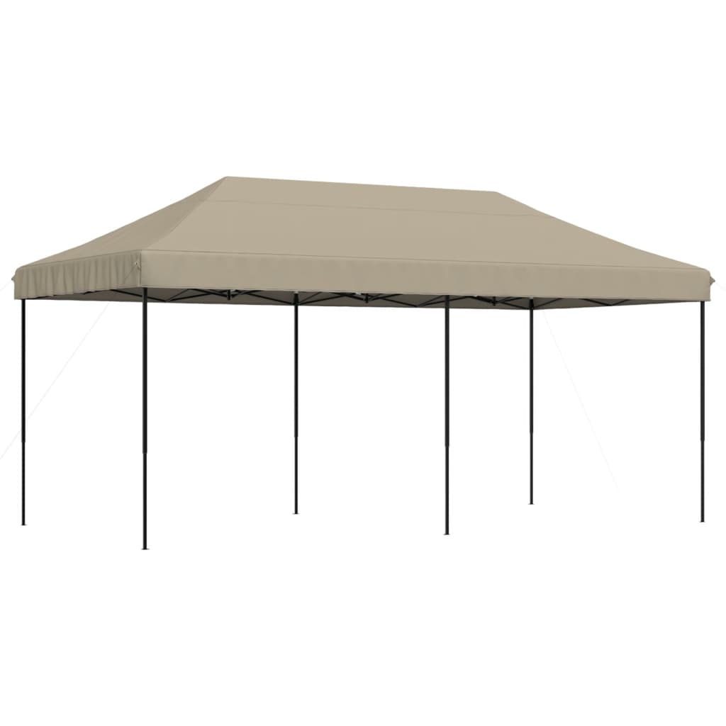 vidaXL Skládací party stan pop-up taupe 580 x 292 x 315 cm