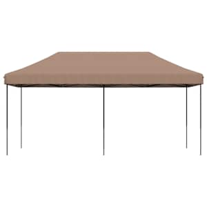 Skládací party stan pop-up hnědý 580 x 292 x 315 cm - obrázek 3