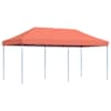 vidaXL kokkupandav pop-up peotelk, terrakota, 580x292x315 cm
