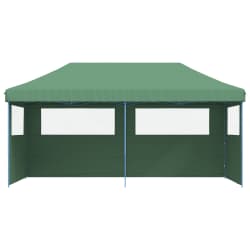 vidaXL Foldable Party Tent Pop-Up with 3 Sidewalls Green