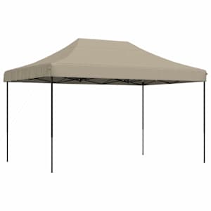 vidaXL kokkupandav pop-up peotelk, pruunikashall, 440x292x315 cm