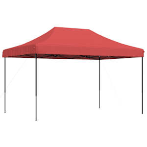 vidaXL kokkupandav pop-up peotelk, burgundia, 292 x 292 x 315 cm
