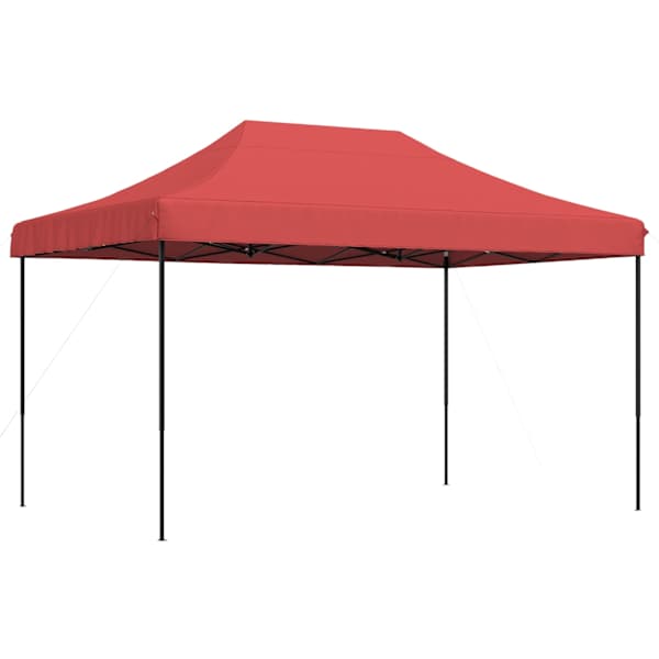 vidaXL kokkupandav pop-up peotelk, burgundia, 292 x 292 x 315 cm