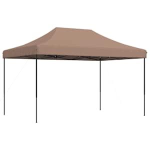 vidaXL kokkupandav pop-up peotelk, pruun, 292 x 292 x 315 cm
