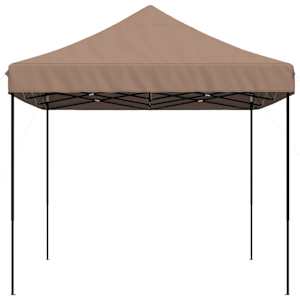 Skládací party stan pop-up hnědý 440 x 292 x 315 cm - obrázek 5