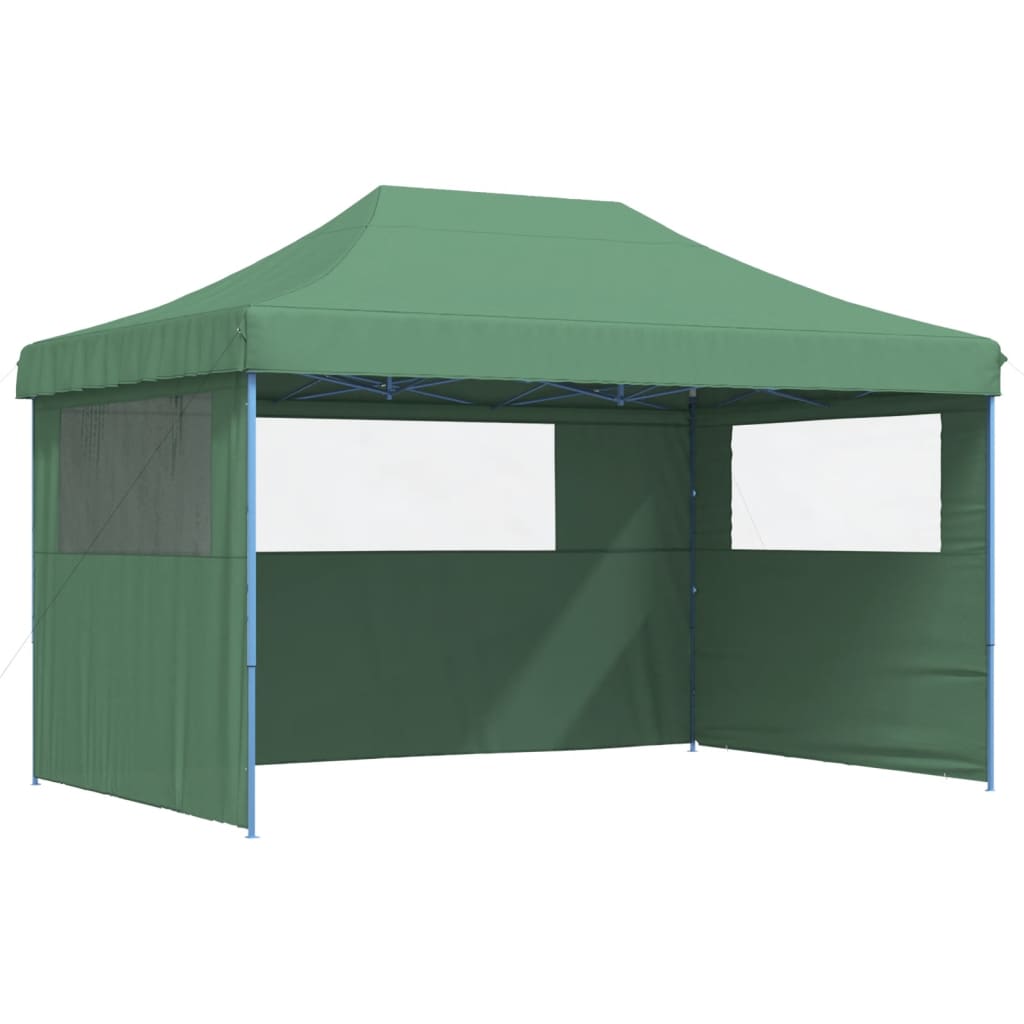 vidaXL Party Stan 440 x 292 x 315 cm Zelená s modrým rámem
