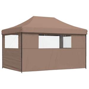 Party Stan 440 x 292 x 315 cm Hnědá s černým rámem - obrázek 5