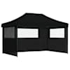 vidaXL Pidutelgid 440 x 292 x 315 cm Must musta raami abil