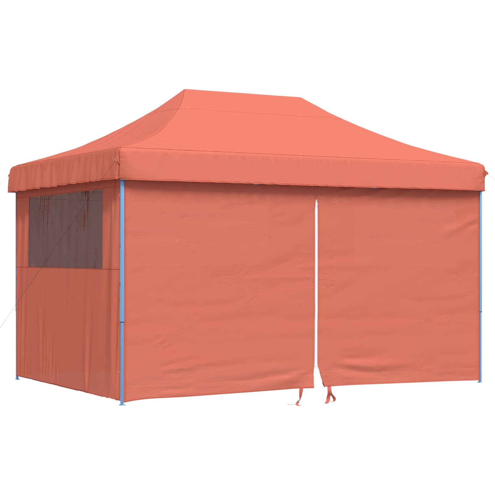 Zložljivi pop-up šotor za zabave 4 stranice terakota - slika 2