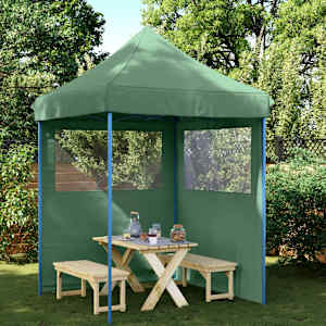 Zložljivi pop-up šotor za zabave 2 stranici zelena