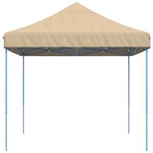 Skládací party stan pop-up béžový 410 x 279 x 315 cm - obrázek 5