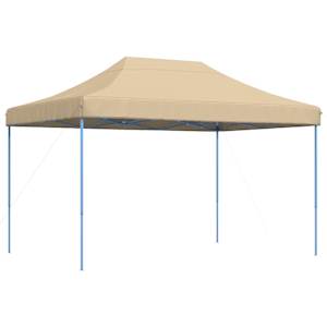 Skládací party stan pop-up béžový 410 x 279 x 315 cm - obrázek 4