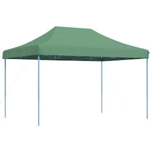 Skládací party stan pop-up zelený 410 x 279 x 315 cm - obrázek 2