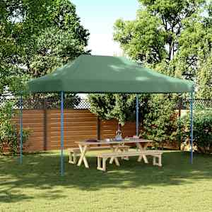 Skládací party stan pop-up zelený 410 x 279 x 315 cm - obrázek 1