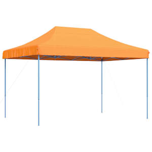 Skládací party stan pop-up oranžový 410 x 279 x 315 cm - obrázek 2