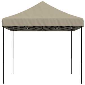 Skládací party stan pop-up taupe 410 x 279 x 315 cm - obrázek 4
