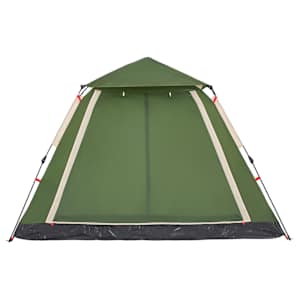 Kempingový stan kupole pro 5 osob zelený rychloupínací - obrázek 9