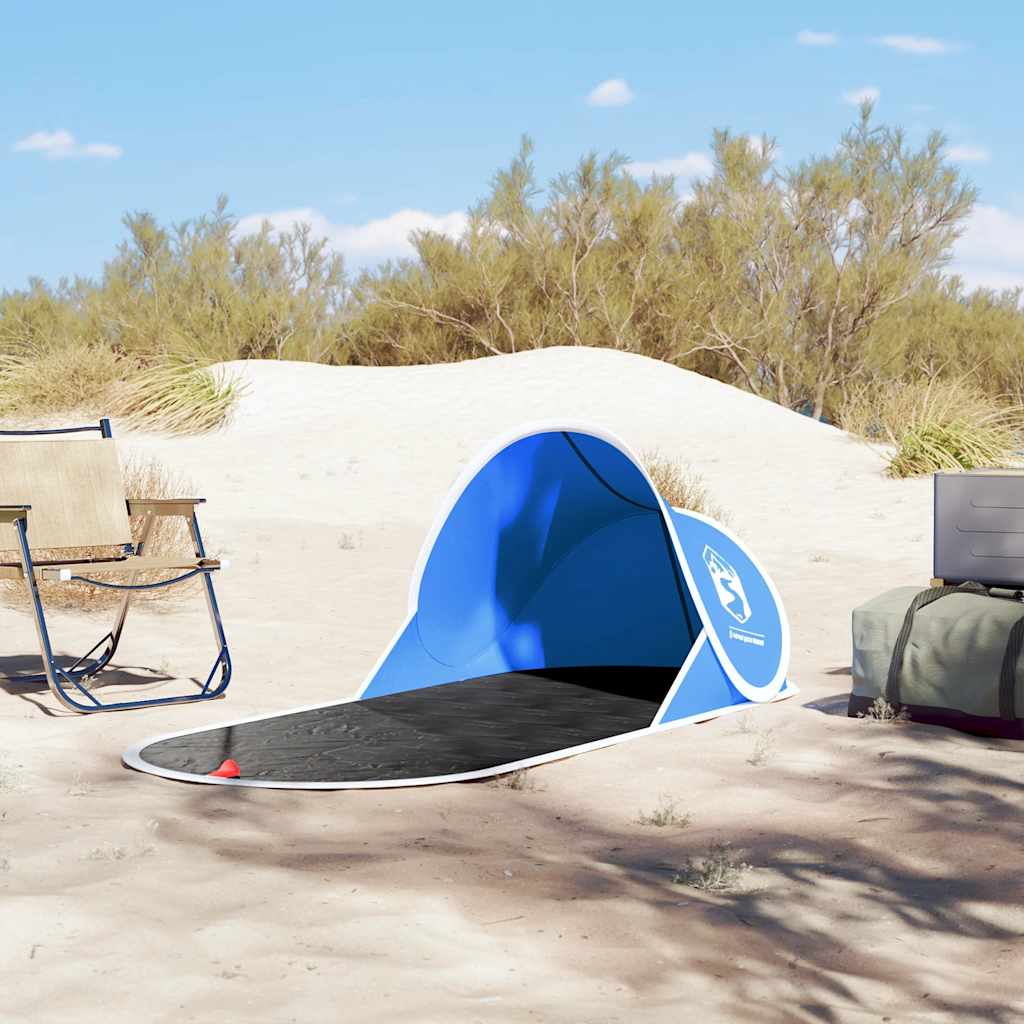 vidaXL Strandtent pop-up waterdicht azuurblauw afbeelding