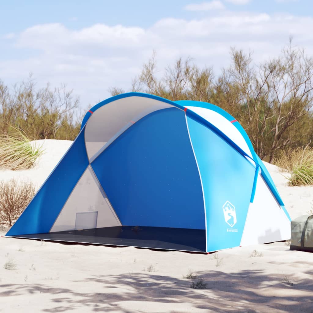 vidaXL Strandzelt 2 Personen Azurblau Pop-Up Wasserdicht