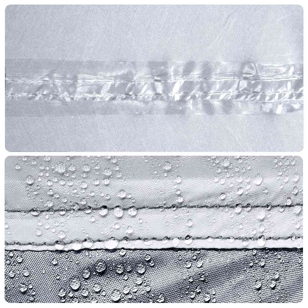 Šotor za kampiranje za 5 oseb bel zatemnjen hitra postavitev - slika 13