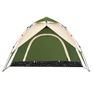 Kempingový stan kupole pro 3 osoby zelený rychloupínací - obrázek 8