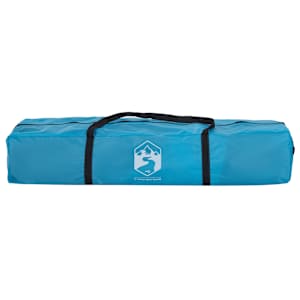 Kempingový stan kupole pro 4 osoby modrý rychloupínací - obrázek 9