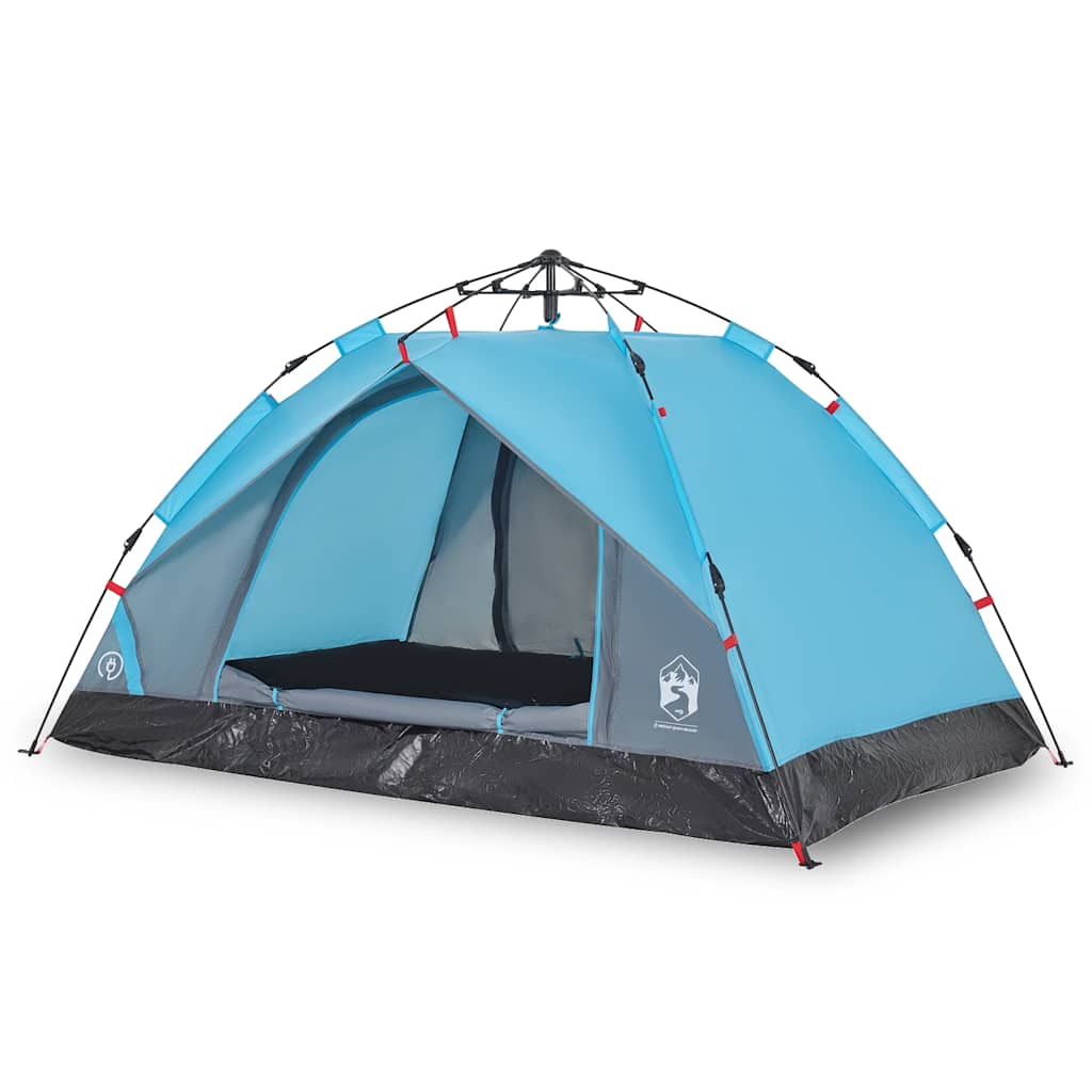 Thumbnail - vidaXL Kuppel-Campingzelt 3 Personen Blau Quick Release