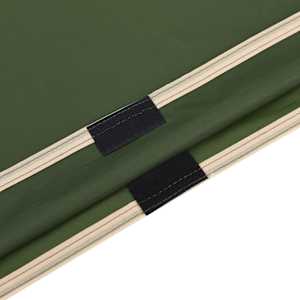 Pláštěnka pončo s kapucí 2 v 1 zelená 223 x 145 cm - obrázek 7