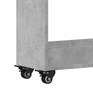 Skříňka na kolečkách betonově šedá 60x22x79 cm kompozitní dřevo - obrázek 8