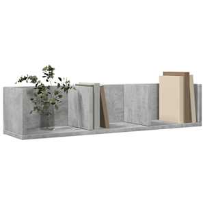 Nástěnné skříňky 2 ks betonově šedé 75 x 18 x 16,5 cm kompozit - obrázek 4