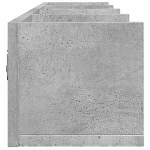 Nástěnné skříňky 2 ks betonově šedé 99 x 18 x 16,5 cm kompozit - obrázek 7