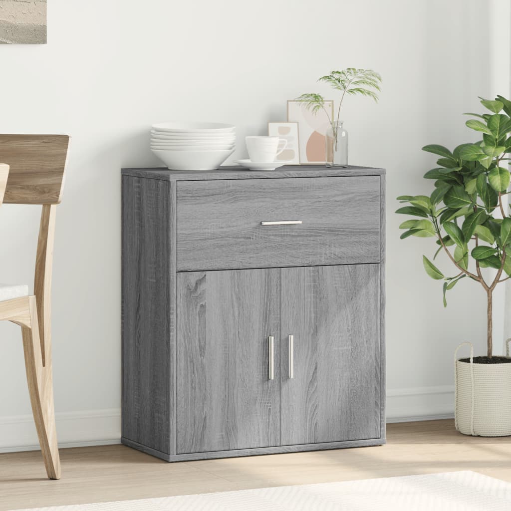 Thumbnail - vidaXL Sideboard Grau Sonoma-Eiche 60x31x70 cm Holzwerkstoff