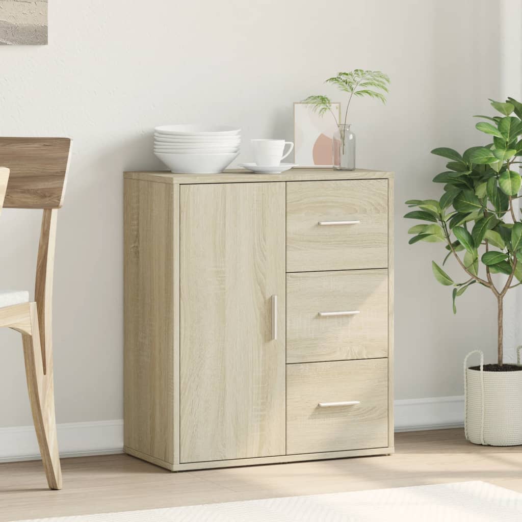 vidaXL Senkki Sonoma-tammi 60x31x70 cm tekninen puu