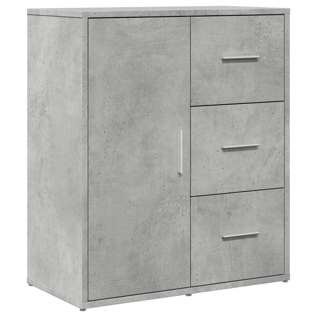 vidaXL Příborník betonově šedý 60 x 31 x 70 cm kompozitní dřevo