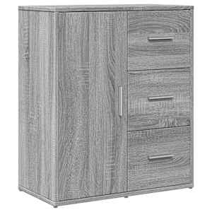 vidaXL puhvetkapp, hall Sonoma tamm, 60 x 31 x 70 cm, tehispuit