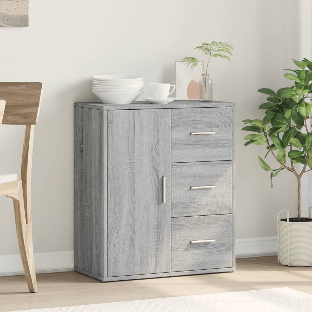 Thumbnail - vidaXL Sideboard Grau Sonoma-Eiche 60x31x70 cm Holzwerkstoff