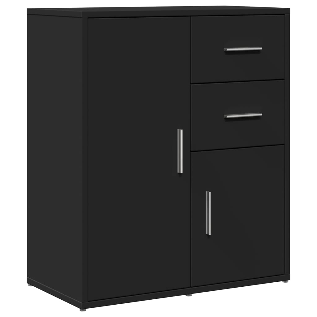 Thumbnail - vidaXL Sideboard Schwarz 60x31x70 cm Holzwerkstoff