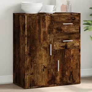 Komoda dimljeni hrast 60x31x70 cm inženirski les