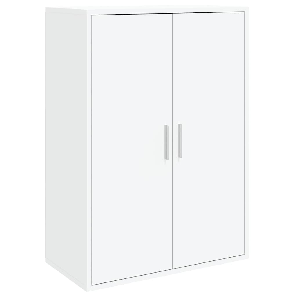 E-shop vidaXL Komoda, biela 60x31x84 cm, kompozitné drevo