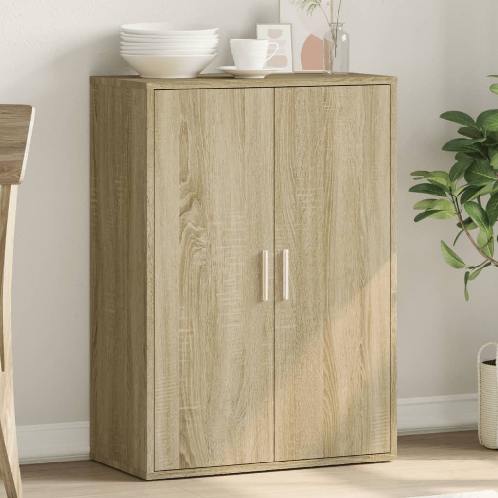 vidaXL Sideboard Sonoma-Eiche 60x31x84 cm Holzwerkstoff