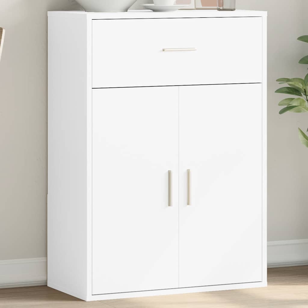 vidaXL Servantă, alb, 60x30x84 cm, lemn prelucrat